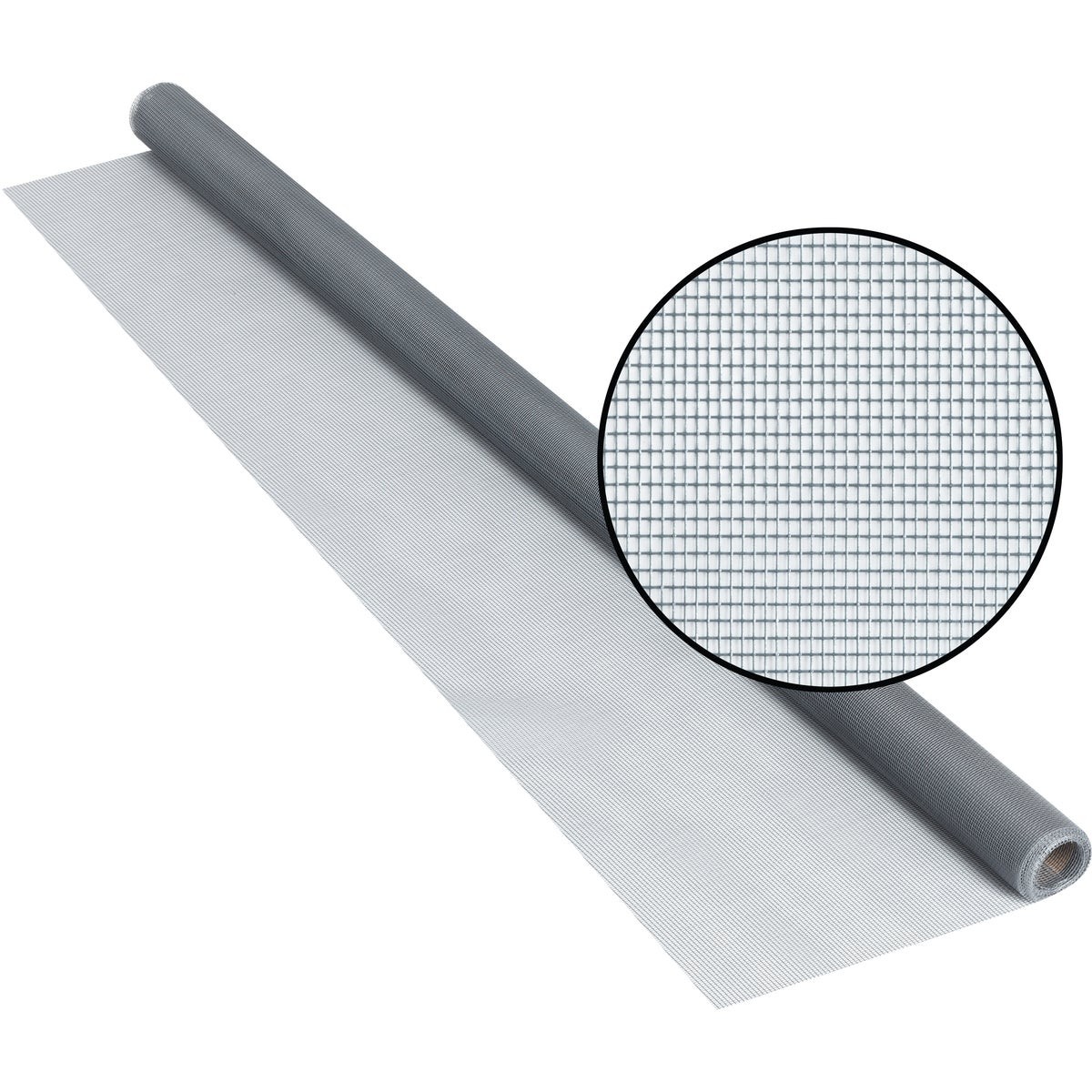 Phifer 36 In. x 84 In. Gray Fiberglass Screen Cloth Ready Rolls 3003930 Phifer