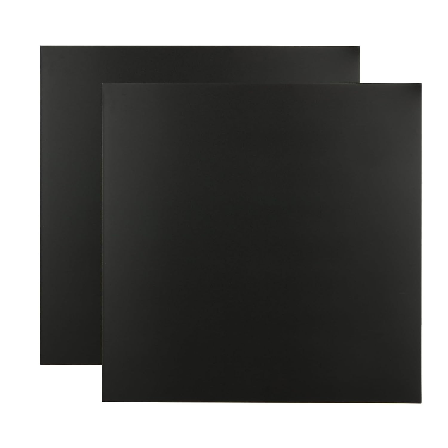 2 Pack 5052 Aluminum Sheet Metal 12 X 12 X 1/32 (0.04”) Inch Black Anodized Alum