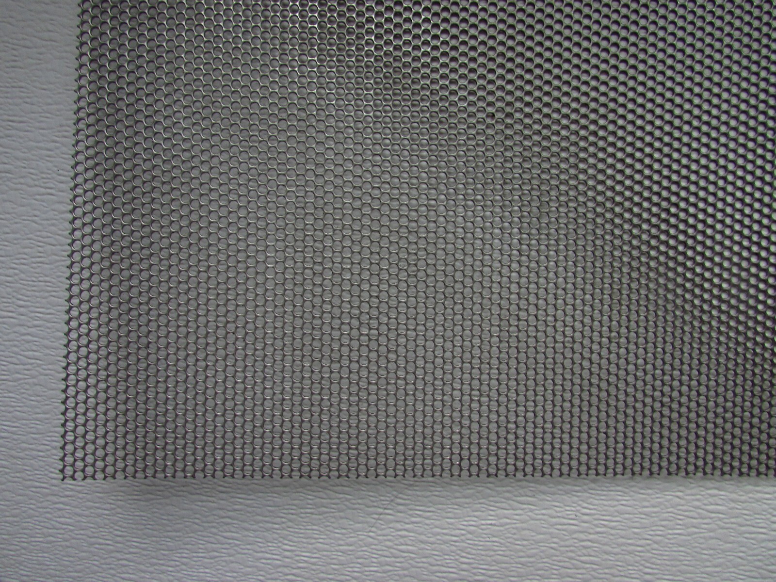 5/32″ HOLES–18 GAUGE– 304 STAINLESS STEEL PERFORATED SHEET– 11″ X 24″