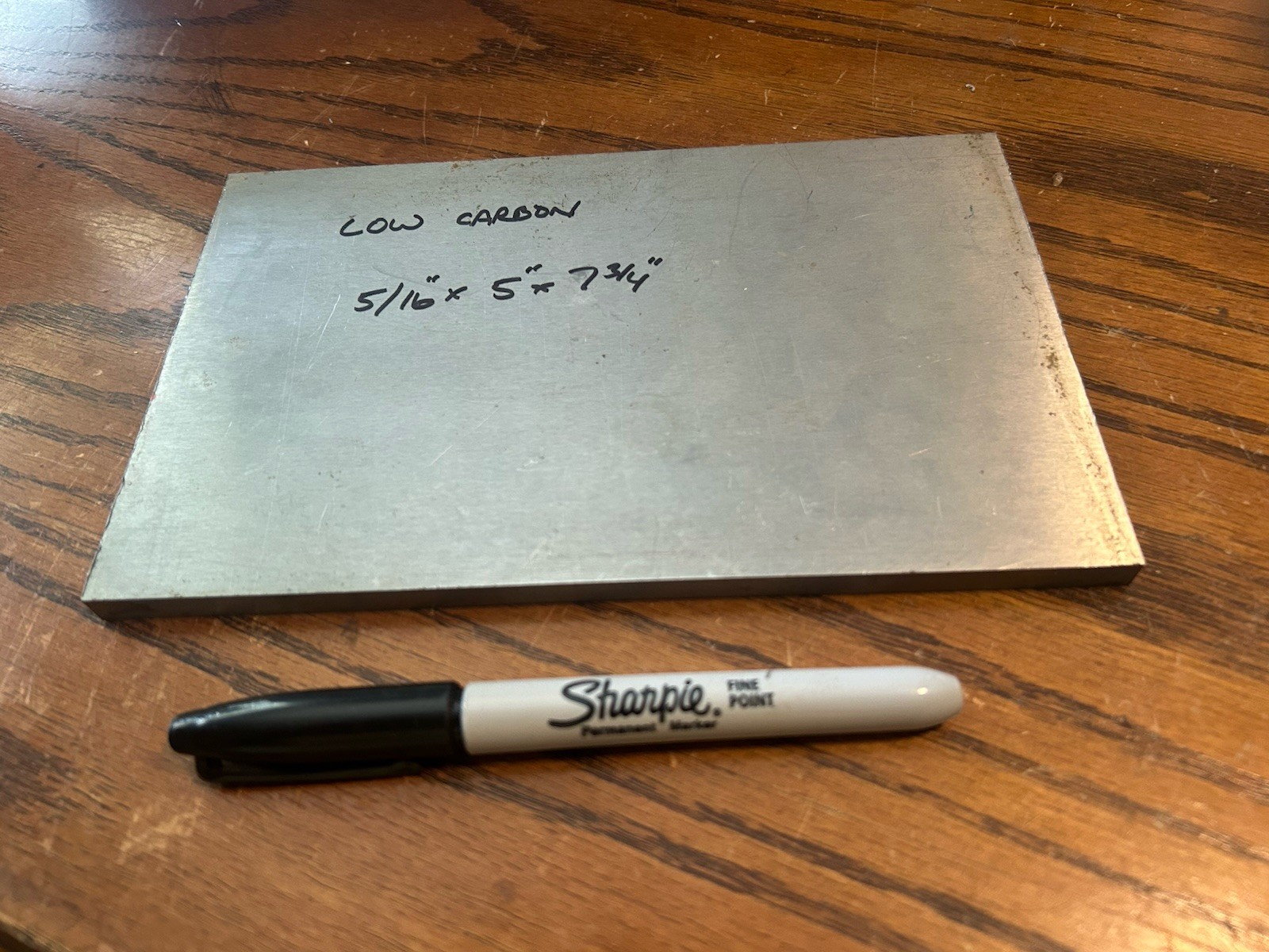 5/16″ x 5″ x 7-3/4″, low carbon steel, general machining flat stock