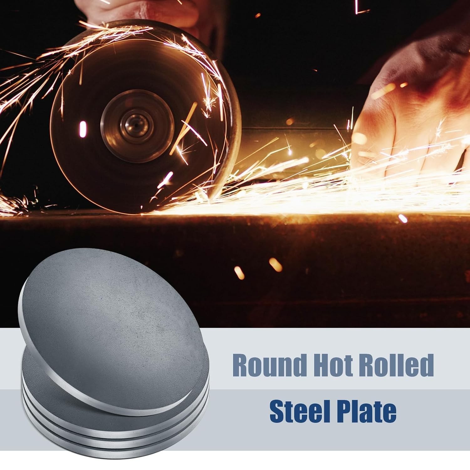 4 Pack of 4″ Dia x 1/4″ Thick Weldable A36 Steel Plates for Versatile Projects
