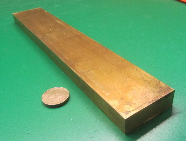 360 Brass Flat Bar 5/8″ Thick x 2.00″ Wide x 12.0″ Length