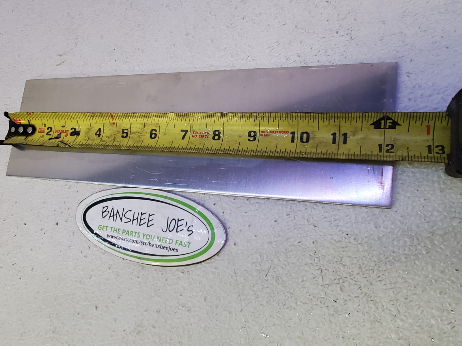 6061 Aluminum Flat Plate 3-9/16″×1/8″×12″ Long 6061-T6511