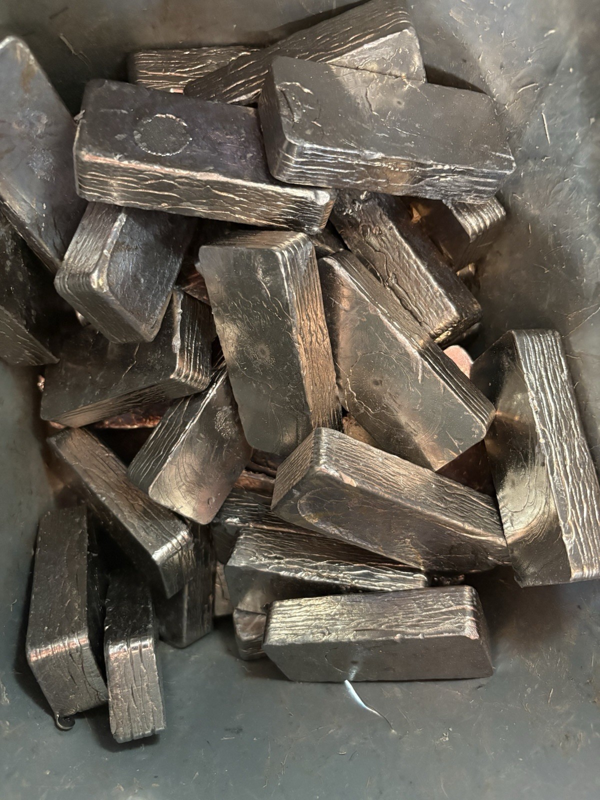 50+ Pounds Lead ingots fast priority shipping
