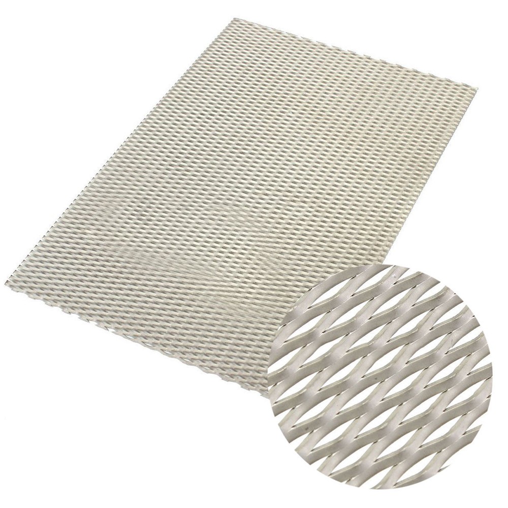 1PACK 300mmX 200mm X 0.5mm Metal Titanium Mesh Sheet Perforated Plate Expanded
