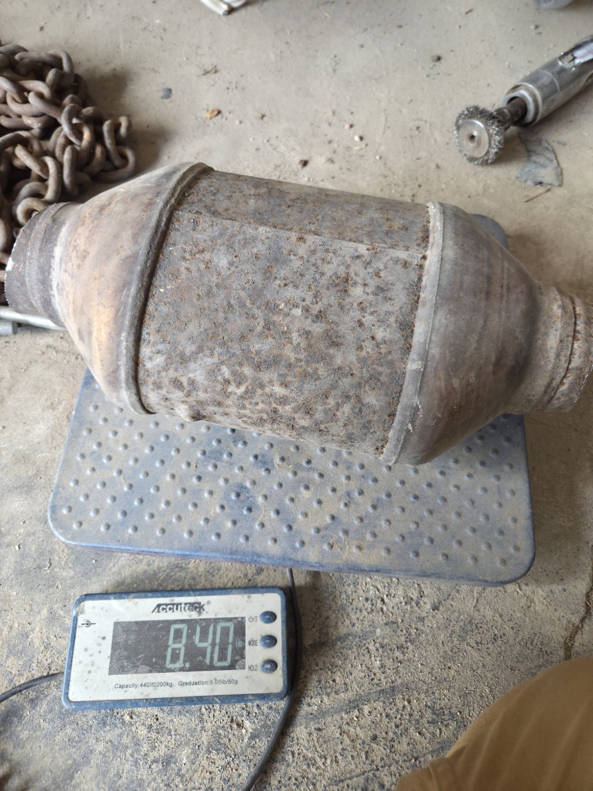 2 Scrap Catalytic Converters Platinum Palladium Sold For Scrap Recycling Pounds
