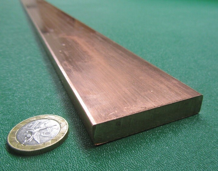 110 Copper Bar H02, 3/8″ Thick x 2.0″ Wide x 6 Ft Length