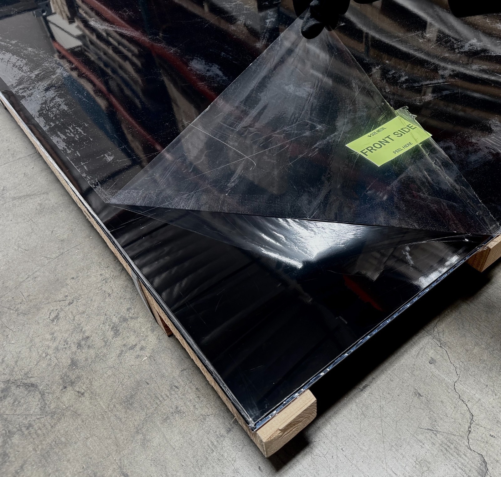 Black Aluminum Trailer Skin 49″ x 96″ – 2 PCS