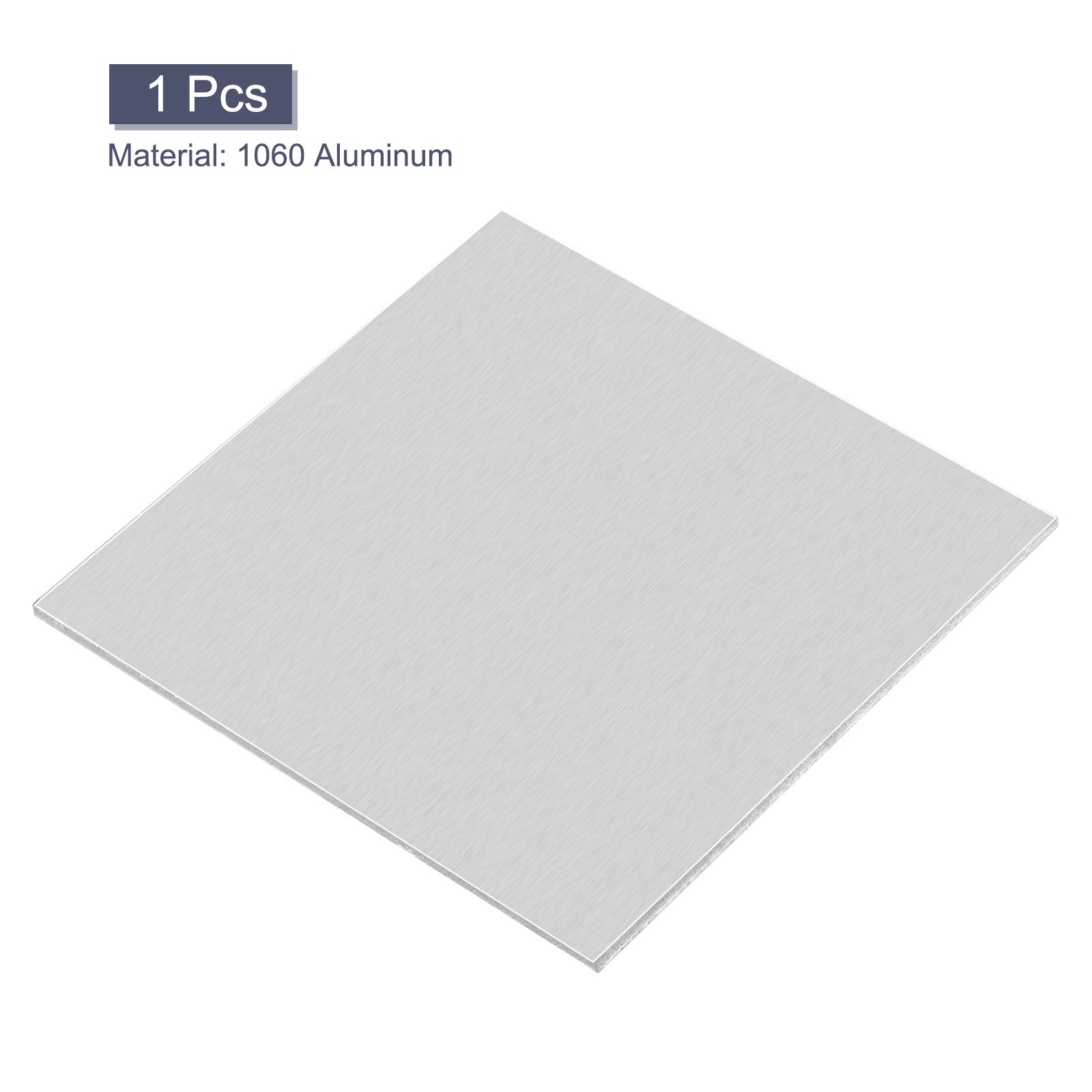 100mm x 100mm x 3mm – Rectangle 1060 Aluminum Sheet Flat Metal Plate Stock