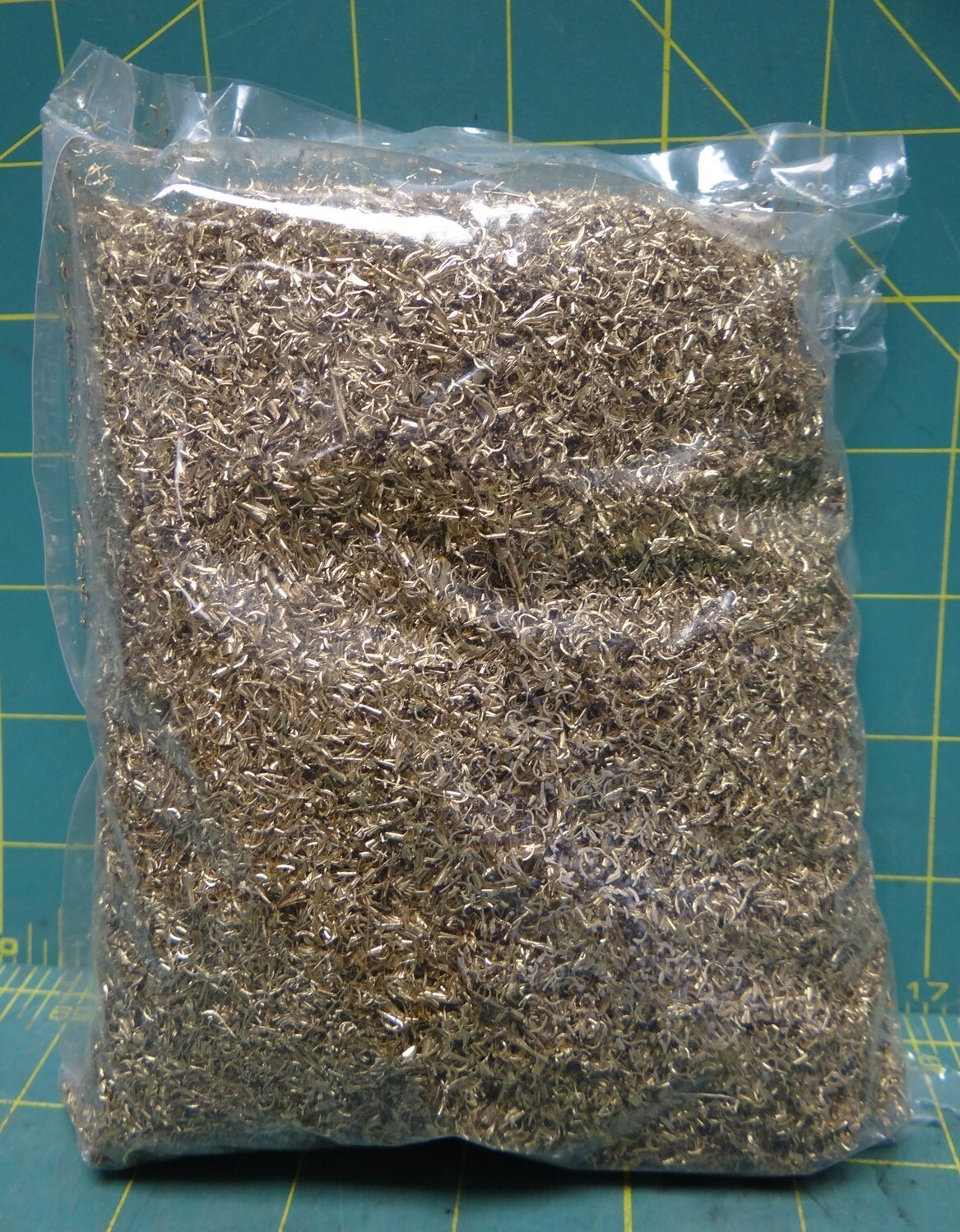 1LB of Unique Naval Brass Shavings Filings Turnings Chips Science Orgone Art