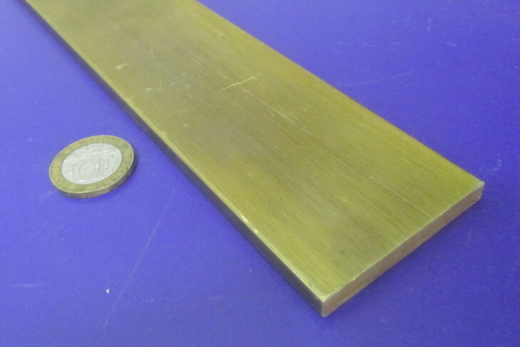 360 Brass Flat Bar 1/4″ Thick x 2.0″ Wide x 48.0″ Length