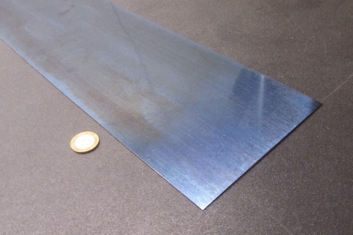 1095 Hard Blue Tempered Spring Steel Shim .010″ Thick x 6.00″ Wide x 12″ Long
