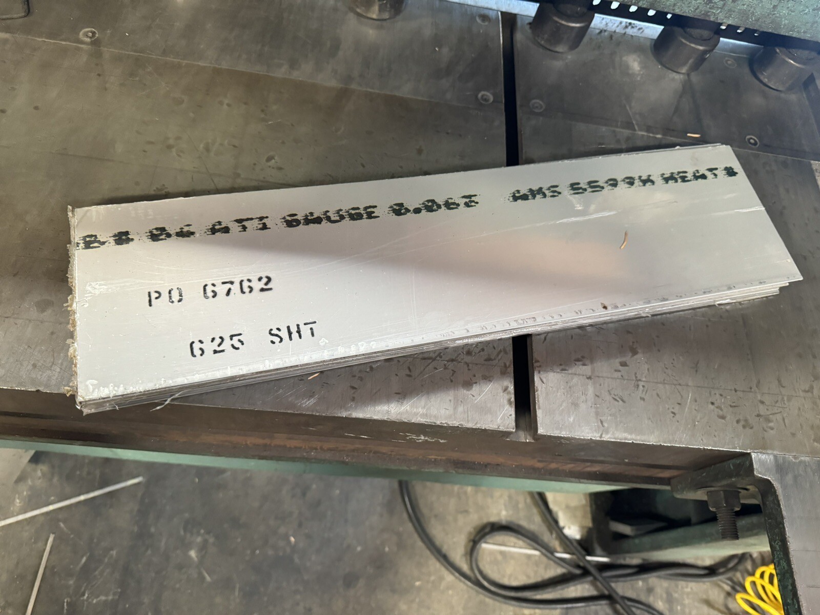 Inconel 625 Sheet 6″ x 12″ x .063″