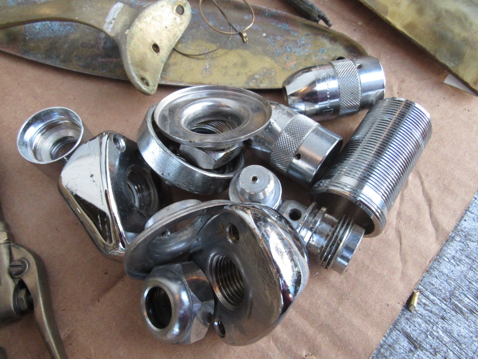 Scrap Brass 26 LBS Metal Recovery CASTING SCULPTURE ABSTRACT Recovery Recycle
