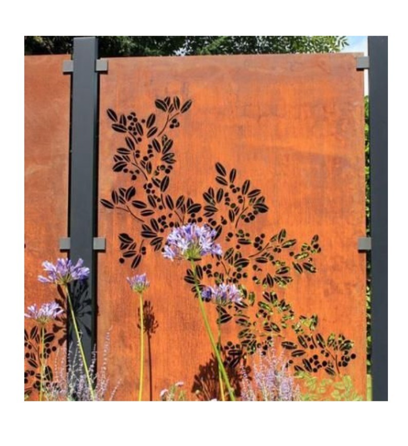 Steel Sheet Corten Steel Corten-Steel Steel Sheet 10x10cm (100x100mm) 2mm