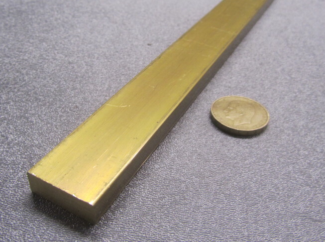 360 Brass Flat Bar 3/8″ Thick x 1.0″ Wide x 60.0″ Length