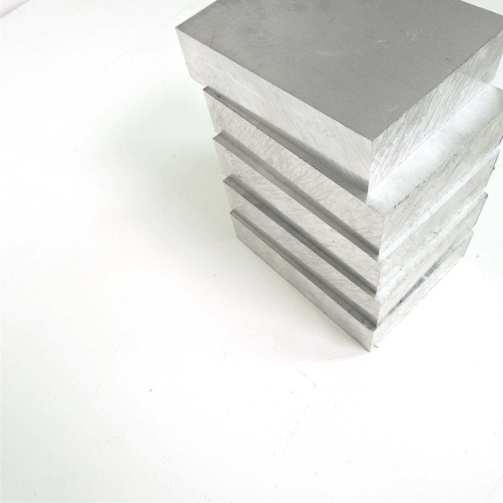 1″ thick Aluminum 6061 PLATE 2.25″ x 11″ Long QTY 5 sku 340599
