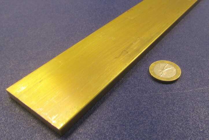 360 Brass Flat Bar 1/4″ Thick x 2.0″ Wide x 48.0″ Length