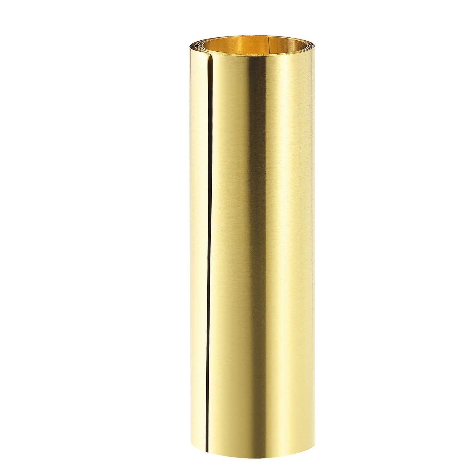 1000mm x 200mm x 0.1mm Brass Roll for DIY Projects Metal Foil Plate