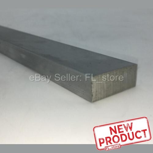 Aluminum Flat Bar Stock 3/8″ x 1″ Wide x 6 Feet Long Unpolished Finish Alloy NEW