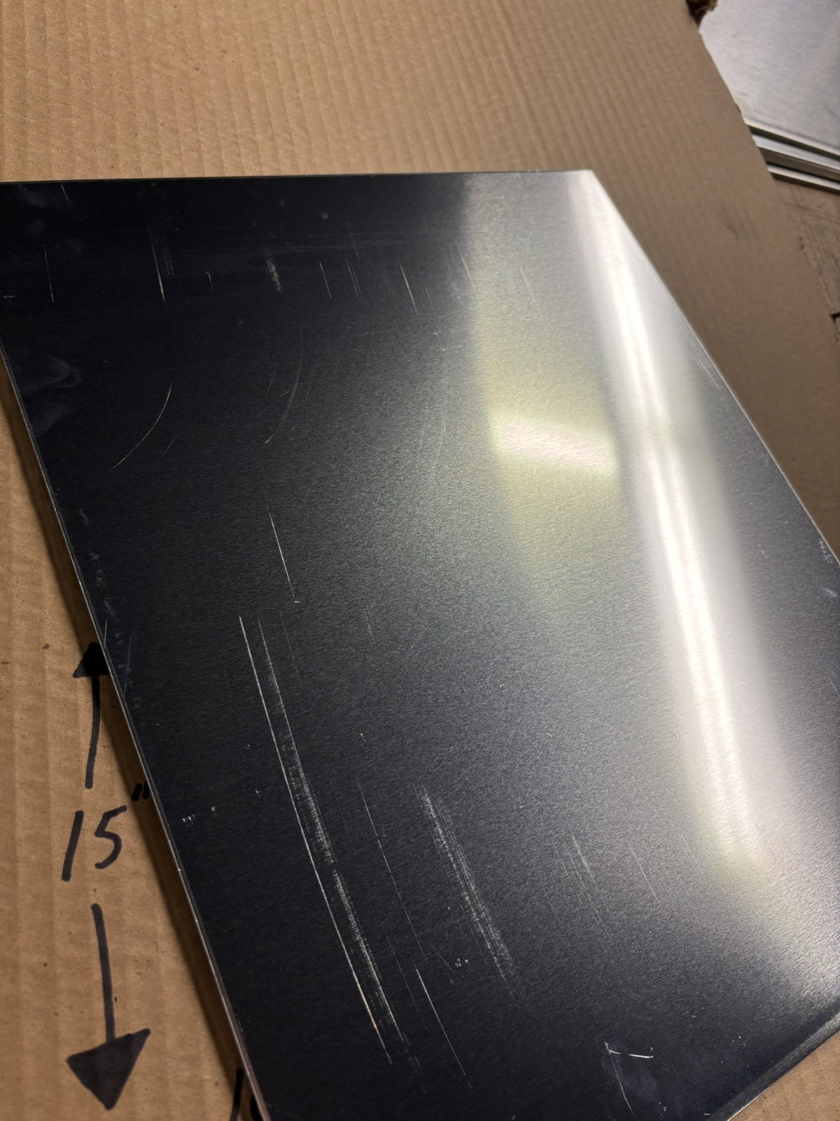 1/8″ (0.125” Thick) Aluminum Sheet Metal 12” x 15” – 5052 H32 – New