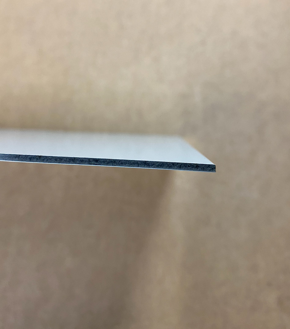 12″ x 24″ Aluminum Composite Sheet Gloss White .080″(2mm) Panel ACP, ACM