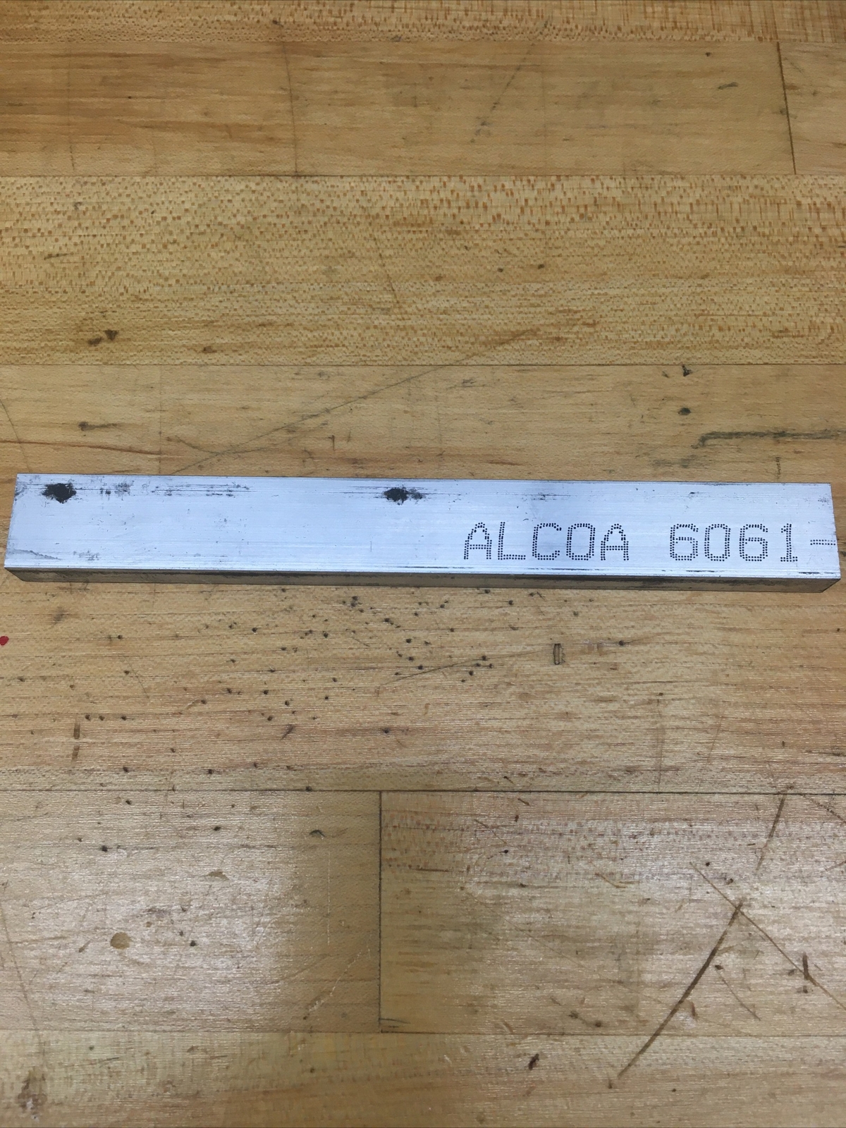 Aluminum 6061 3/8” X 3/4” X 6 Inches Long.