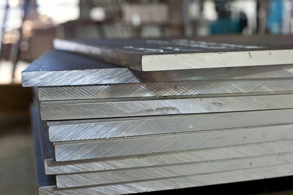 Stainless Steel Plate Shear Cut T-316L  1/4” thick x 12” x 12” 