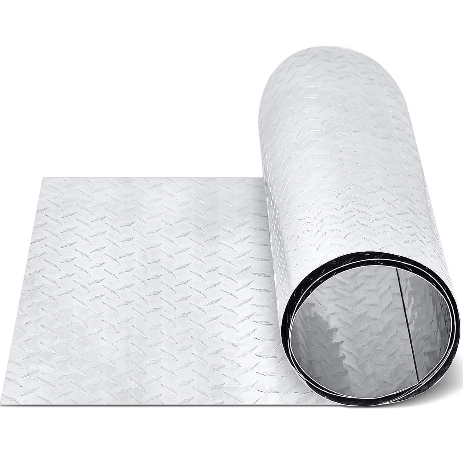 Heavy Duty 12″x120″ Diamond Plate Aluminum Sheet for Wall & Trailer
