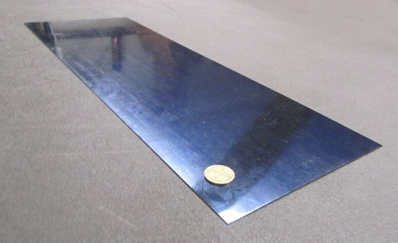 1095 Annealed Spring Steel Shim .020″ Thick x 8.0″ Width x 24″ Length