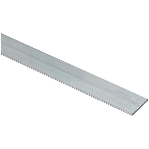 (5)-Hillman Steelworks 3/4 In. x 4 Ft. x 1/16 In. Aluminum Flat Stock 11312