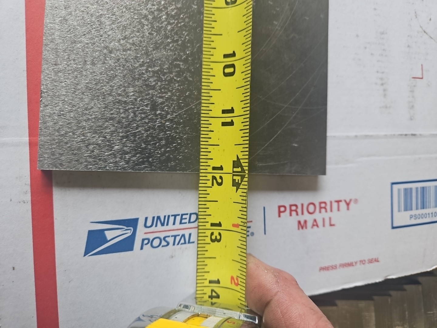 Aluminum plate 5052 (H32) 1/4” X 12” X 5-1/4″ Made In USA