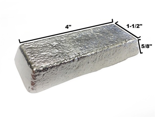 RotoMetals Whole Tin Ingot 99.9+% Pure
