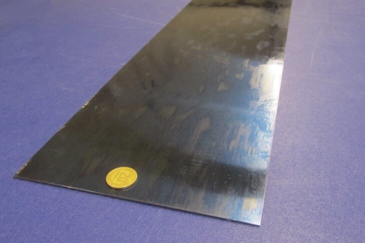 1095 Annealed Spring Steel Shim .020″ Thick x 8.0″ Width x 24″ Length