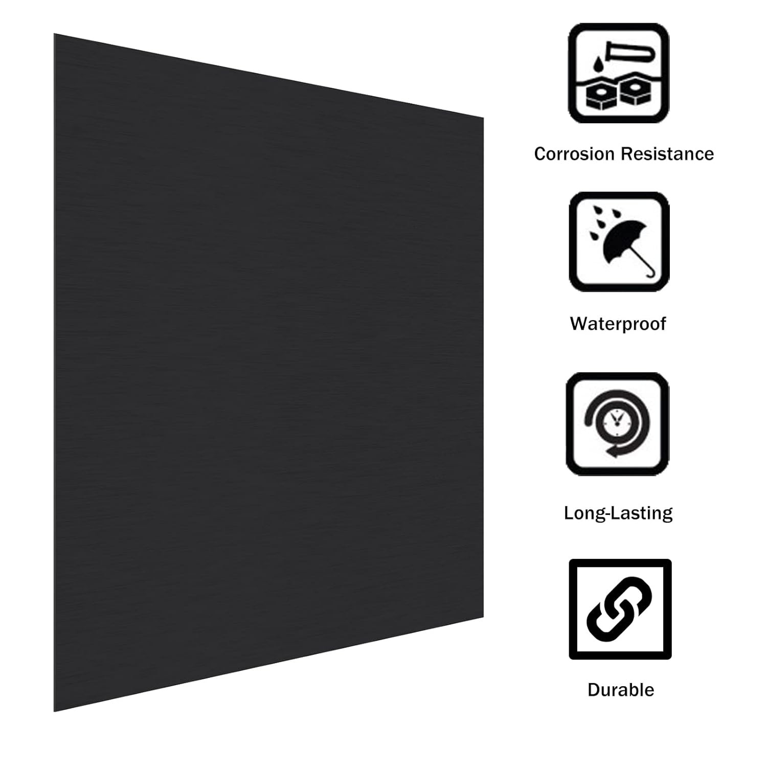Anodized Aluminum Sheet Metal 12 X 12 X 1/32 Inch Black Anodized Aluminum Metal