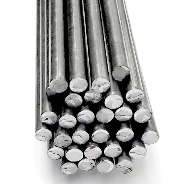 Bright Annealed Solid Round Rod Mild Steel 5/16″ dia. x 36″ Long x 30 Pcs Metal