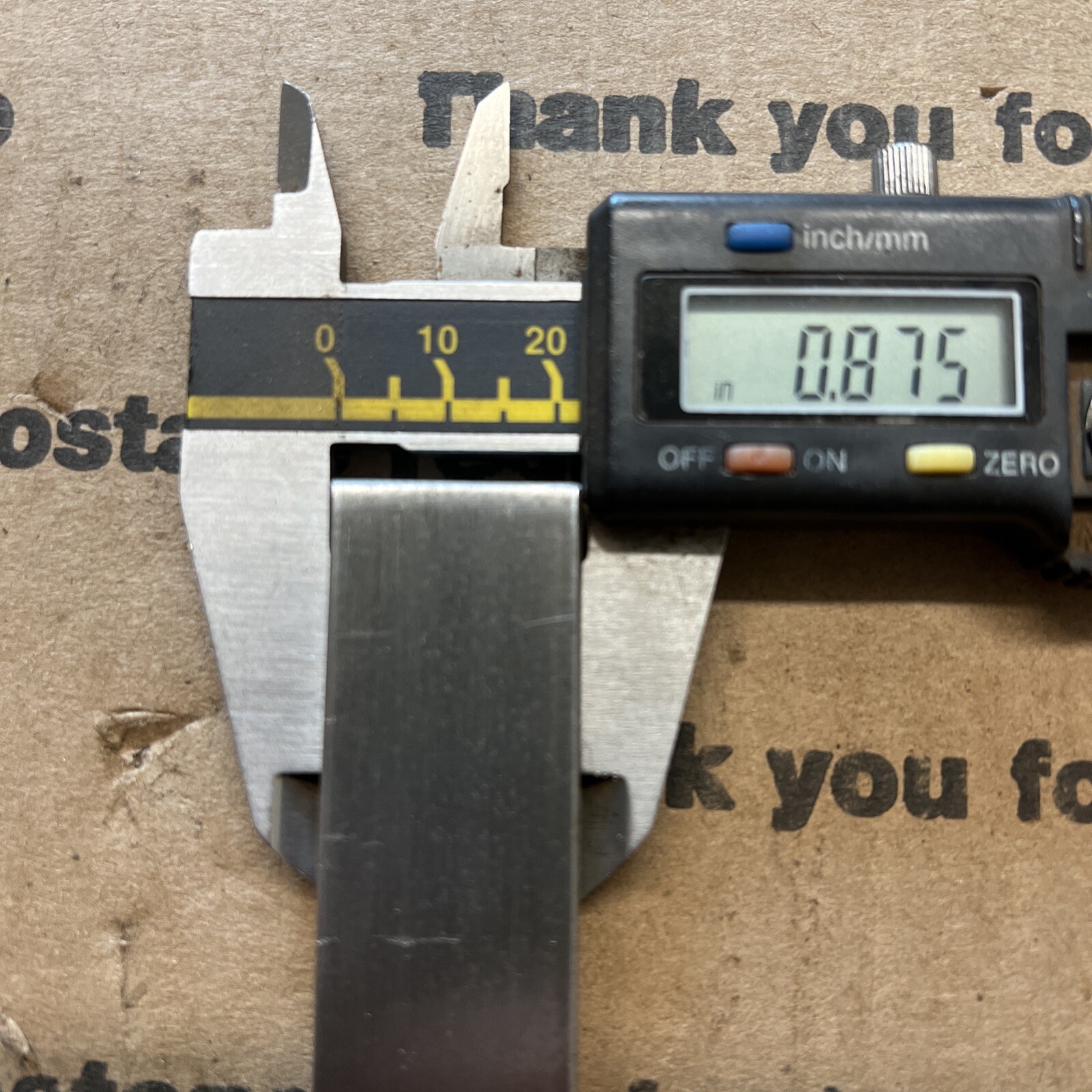 3/8 X 7/8 Flat Steel Bar Blacksmith Machining Cold Rolled 1018 8” Long
