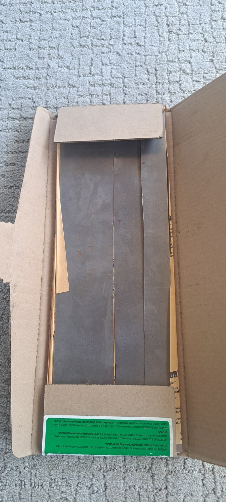 SHIM FLAT STOCK ,PRECISION BRAND 9PC IN PACKAGE