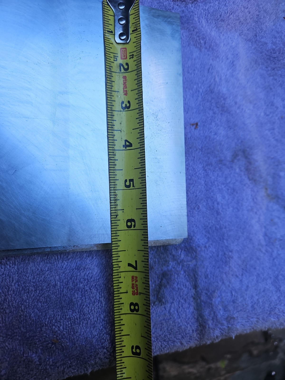KAISER aluminum plate 6061-T651 3/4″ X 13-1/2″” X 6-1/4″ Made In USA
