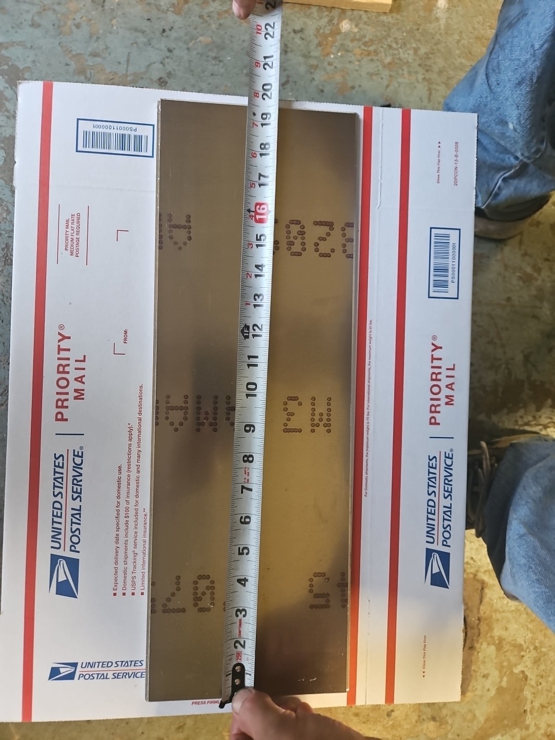 Aluminum 7075-T6 Plate .190″ x 19-1/2″ x 6-1/2″ AMAG MADE IN USA