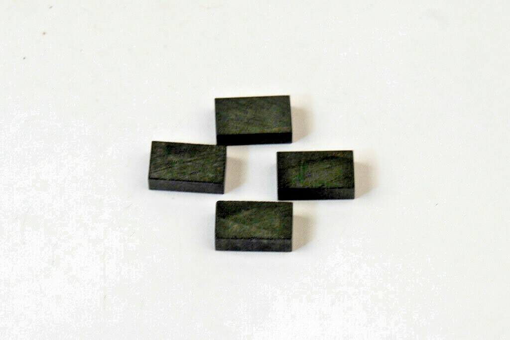 .205 X .360 X .650 CARBIDE GRADE UNKNOWN (LOT OF 4 PC) (E-2-9-2-31)