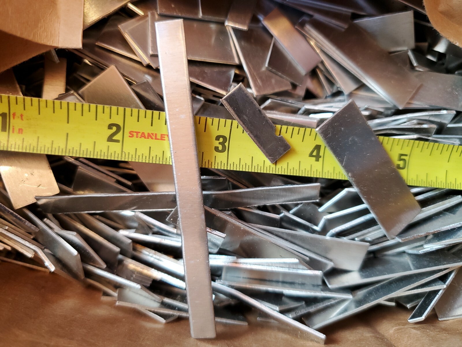 Aluminum welding 200+ pieces shiny metal pieces .040 18 ga thick art craft