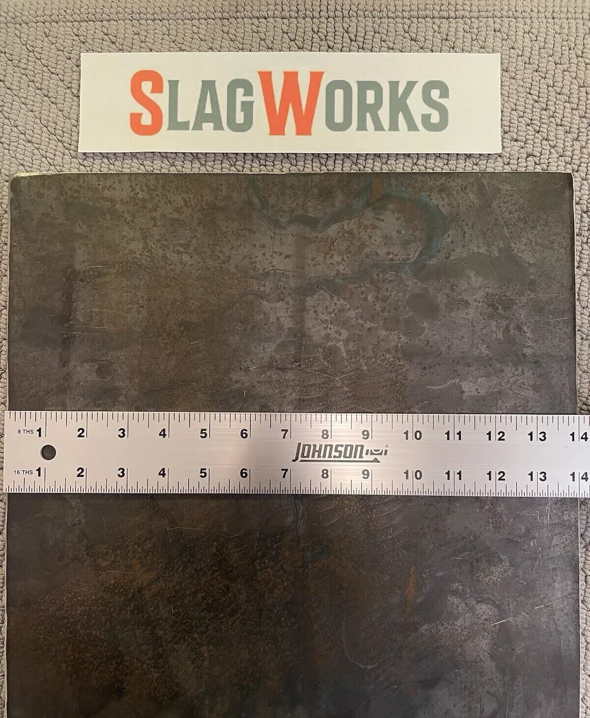 1/8x14x16 inch steel plate 14”x16” A36 Hot Roll Flat .125″ Thick