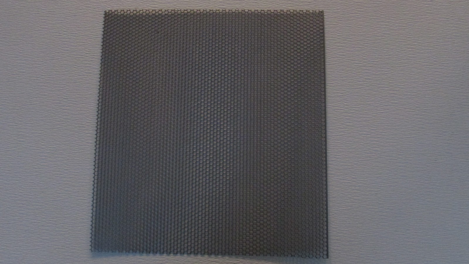 5/32″ HOLES–18 GAUGE– 304 STAINLESS STEEL PERFORATED SHEET — 11″ X 12″