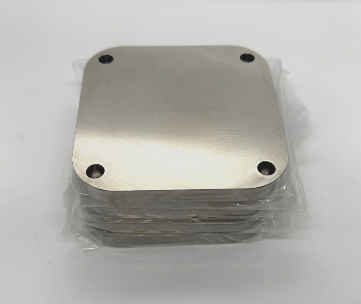 Five Stainless Steel SS304 Plates with Holes