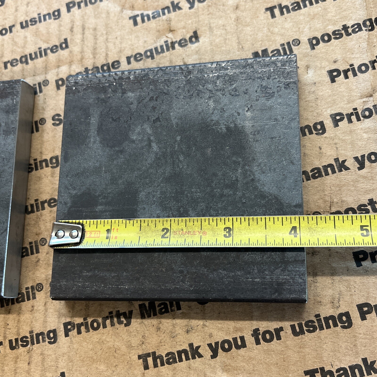 1/2″ STEEL 4″ x 4″ FLAT BAR A36 2 PIECES PRIME STOCK
