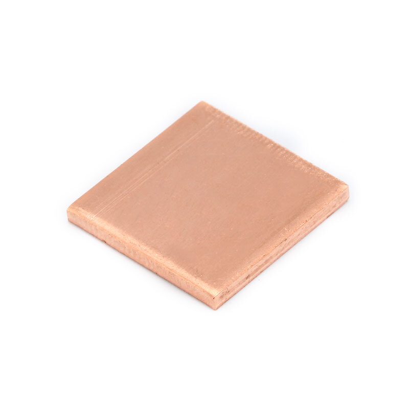 Copper Sheet Plate Guillotine Cut Metal 15x15mm/20x20mm Heatsink Cooling Sheets