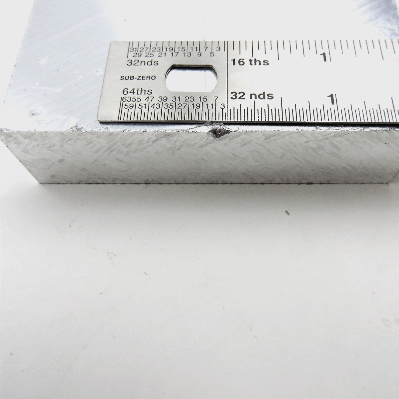 2.25″ x 3″ Aluminum 6061 FLAT BAR 3.25″ Long new mill stock QTY 4 sku K103*