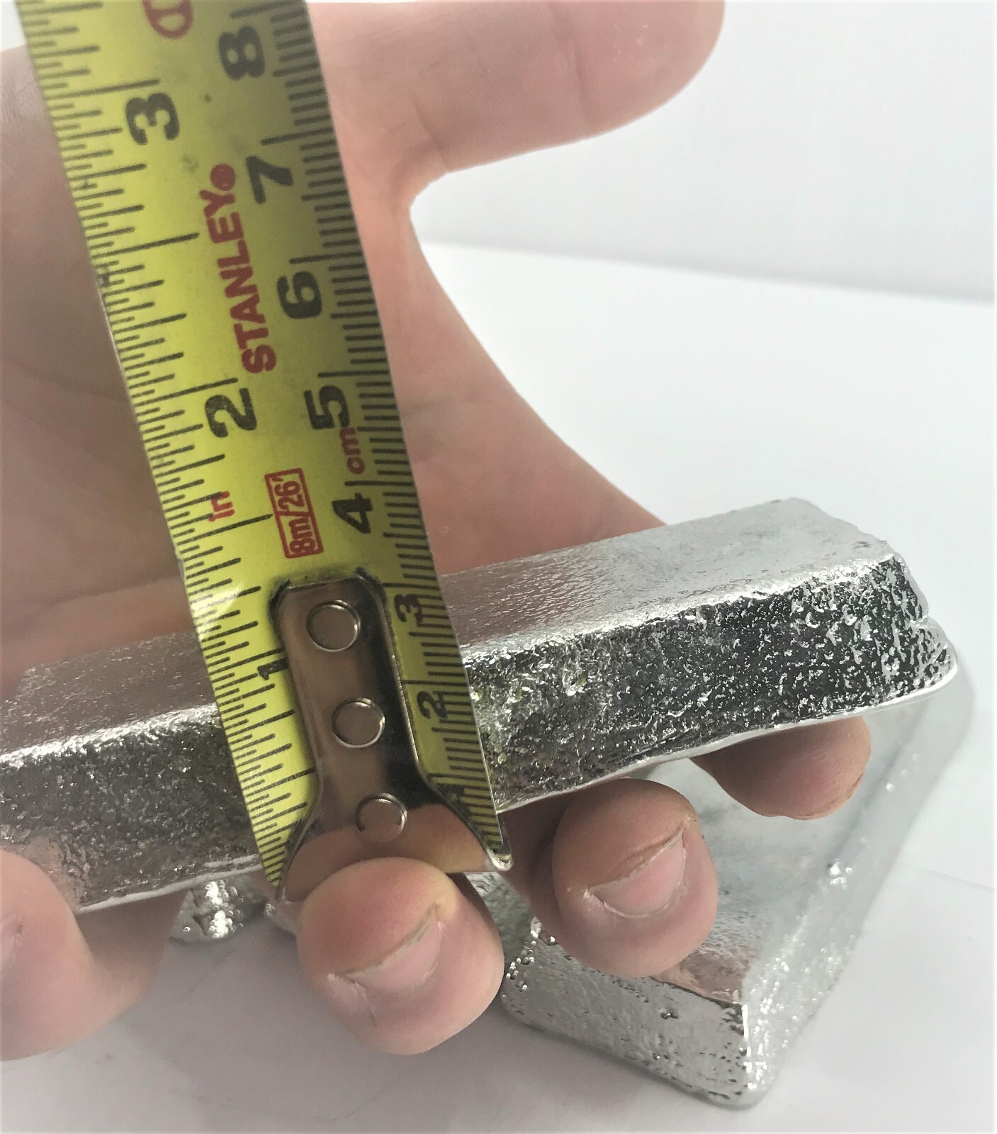 R98 Alloy Pewter Ingot 5lbs. (98%Sn, 1.5%Bi, .50%Cu) Casting 466°-590°