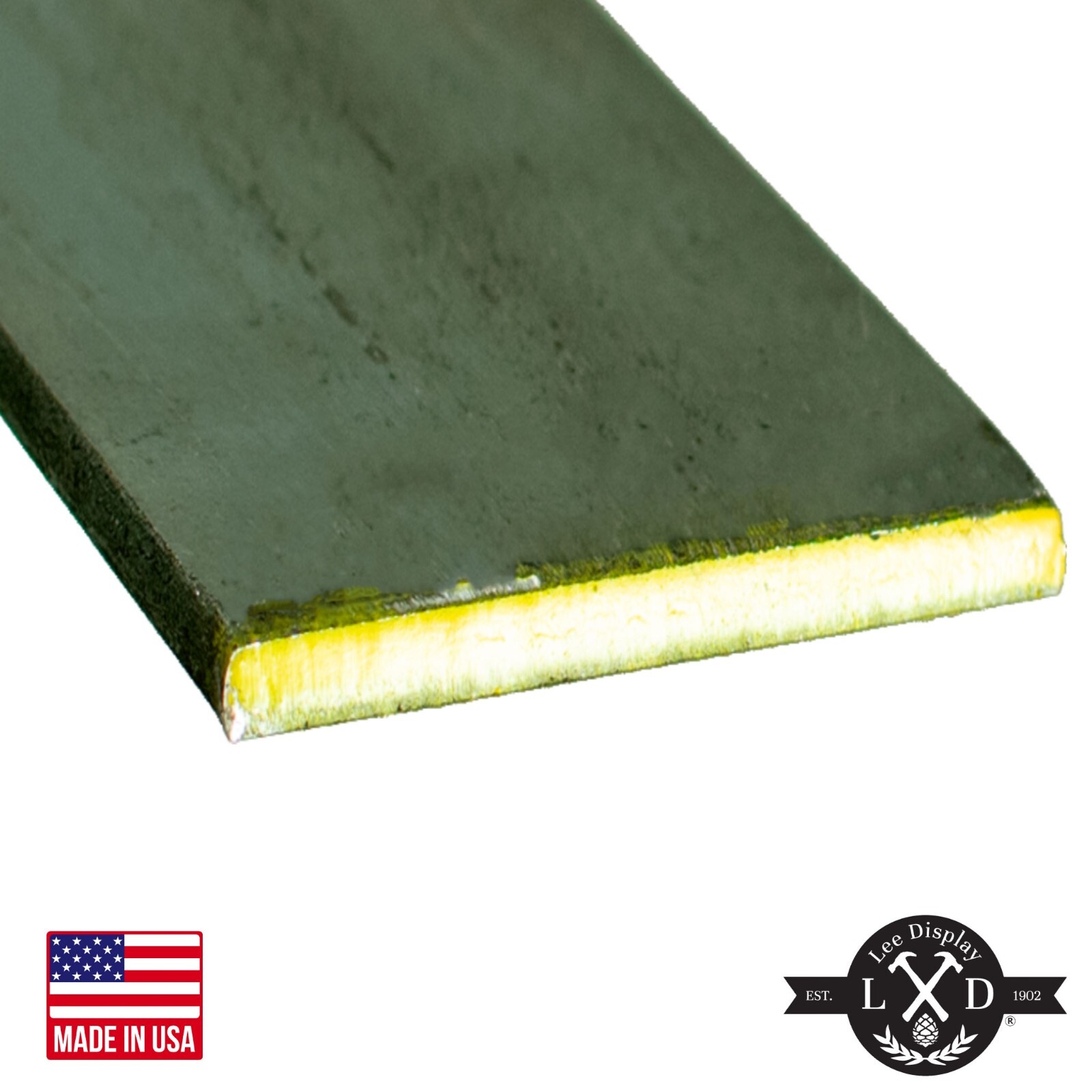 Solid Flat Bar Steel Plate – Hot Rolled Plain Metal Stock – 1/8” X 2” X 1FT